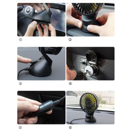 prędkości wentylator USB dla SUV Boat Office Q81F