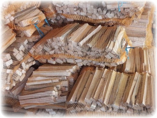 Rozpałka drewno rozpałkowe podpałka suche MIX 30 kg