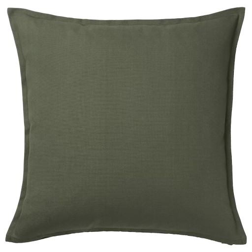 Наволочка ХЛОПОК зеленая 50х50см GURLI IKEA