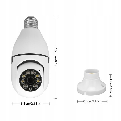 НАРУЖНАЯ ВРАЩАЮЩАЯСЯ КАМЕРА на 360 градусов WiFi 1080P