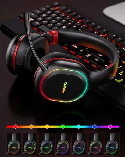 БЕСПРОВОДНЫЕ ИГРОВЫЕ НАУШНИКИ BLUETOOTH С USB-РЕСИВЕРОМ