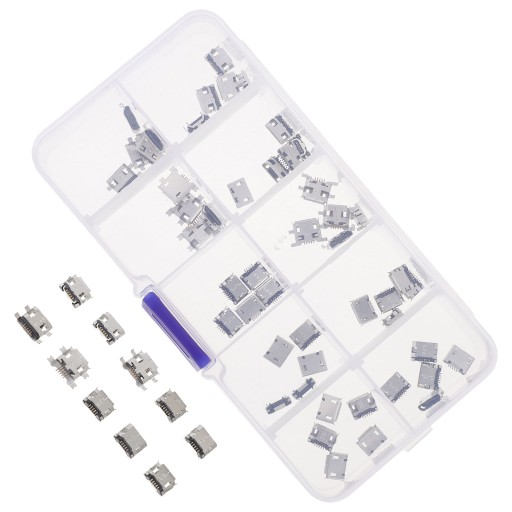 50 шт. USB-адаптер для пайки порта Micro USB