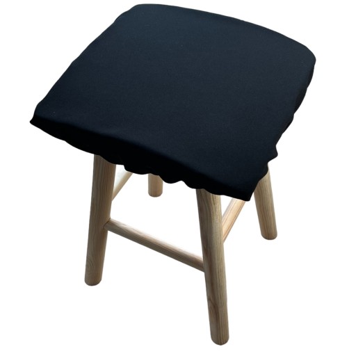 Poduszka na taboret kwadrat 30x30 CZARNY