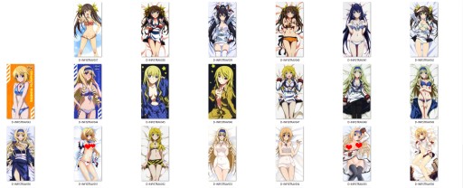 Dakimakura Infinite Stratos Манга Аниме НА ВЫБОР