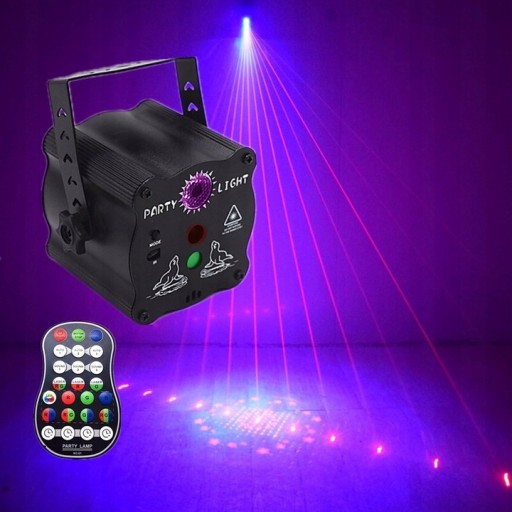 ДИСКОШАР ДИСКОШАР LED ЛАЗЕР 8ВТ RGB