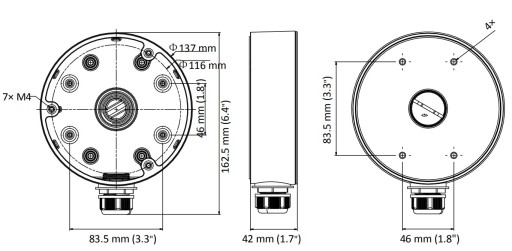АДАПТЕР HIKVISION DS-1280ZJ-PT6