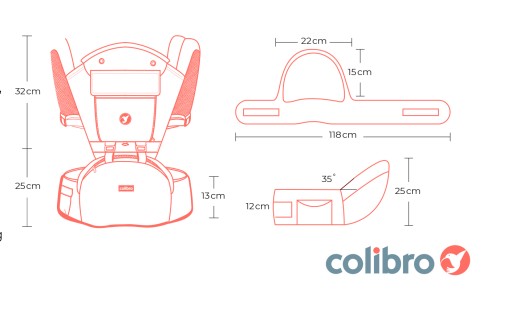 Детская переноска HIP CARRIER 12 в 1 до 18 кг Регулируемые лямки
