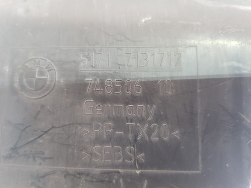 osłona maglownicy prawa BMW E90