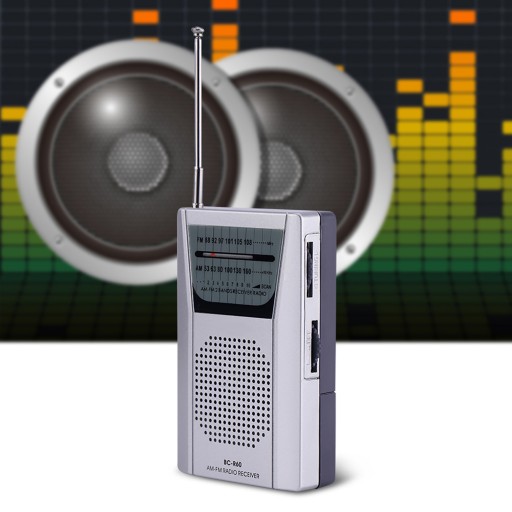 МАЛЕНЬКАЯ ПОРТАТИВНАЯ КАРМАННАЯ РАДИО, НА БАТАРЕЯХ, AM FM