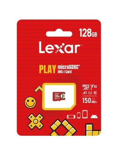 Карта памяти LEXAR Play Micro SDXC 128 ГБ, 150 МБ/с