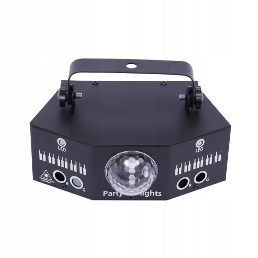 7-OKOWA LAMPA SCENICZNA LED MAGICZNA KULA LASEROWA