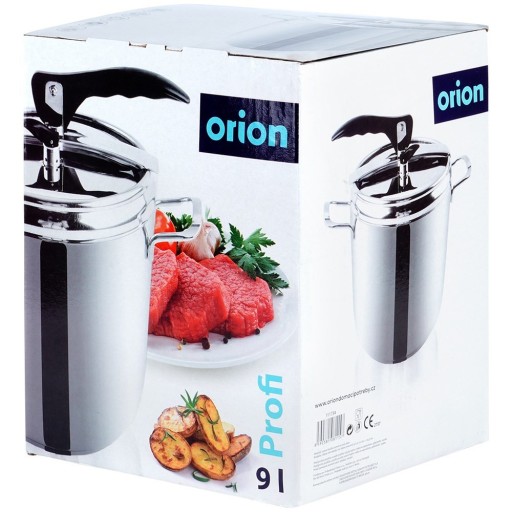 Скороварка ORION PROFI, кастрюля стальная, быстрого приготовления, 9л