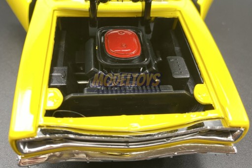 DODGE Coronet Super Bee 1969 1:24 Motormax 73315 желтый