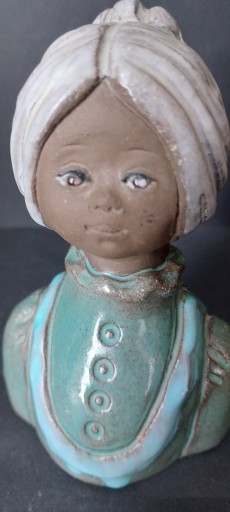 Figurka Dama Vallis Keramik lata 70 te vintage design