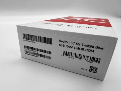 Xiaomi Redmi 13C 5G (Сумеречный синий) DS 6,74 дюйма IPS ЖК-дисплей 720x1600/2,2 ГГц и 2,0 ГГц
