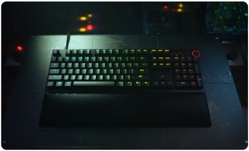 Механическая игровая клавиатура Huntsman V2 Purple Clicky