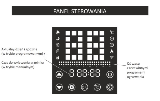 Energooszczędny grzejnik konwektorowy Warmtec 1kW