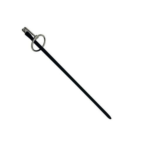 DILATOR SILIKONOWY CEWKI MOCZOWEJ Z UJŚCIEM, BDSM PENIS PLUG