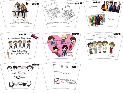 KUBEK MAGICZNY LATTE DUŻY PREZENT ONE DIRECTION
