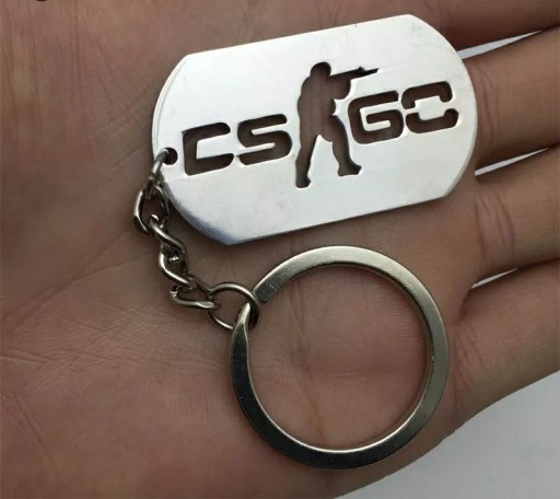 Металлический брелок CS GO Counterstrike Steam DOG TAG