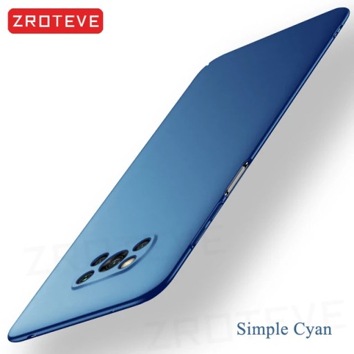 Для PocoX3 NFC чехол ZROTEVE тонкий жесткий матовый чехол из ПК для Xiaomi Poco X3 X4 X5