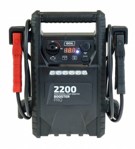 ПОРТАТИВНЫЙ СТАРТЕРНЫЙ АККУМУЛЯТОР LCD BOOSTER 2200 PRO IDEAL