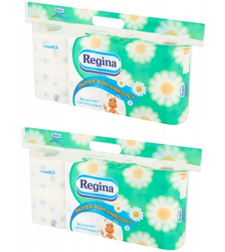PAPIER TOALETOWY RUMIANKOWY REGINA ZESTAW 16 ROLEK
