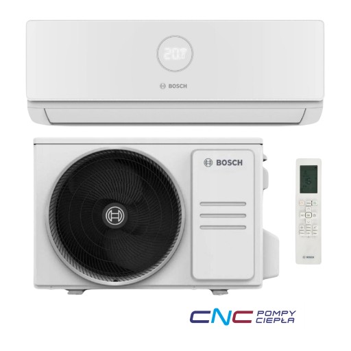 Bosch Climate 3000i 3,5 kW – Klimatyzator Split z jonizatorem, timerem, R32