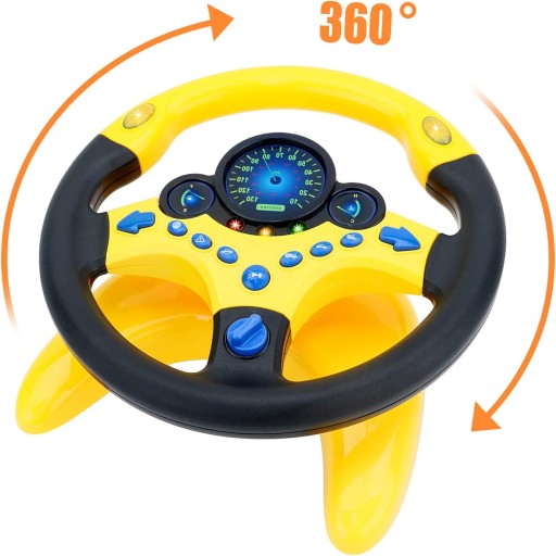Руль и ключи от машины с вращением на 360° - развивающая игрушка