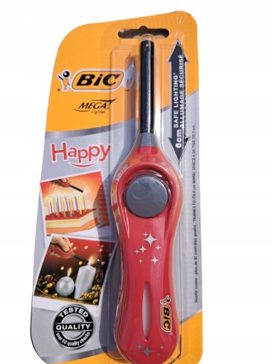 Газовая зажигалка BiC Megalighter - красная