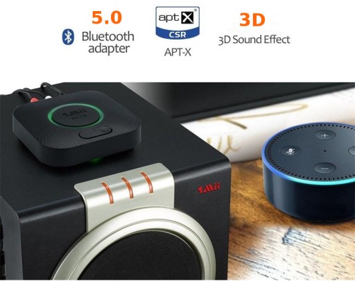 Аудиоприемник B06 Plus Bluetooth 5 aptX LL 50 м