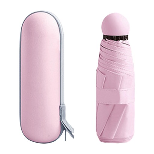 Sun Rain Umbrellas Mini parasolka w kolorze różowym z etui