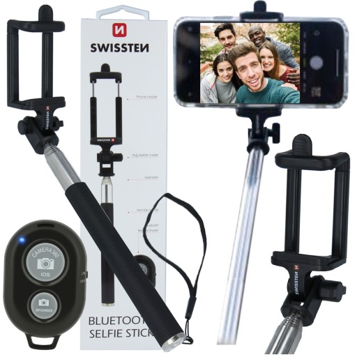 SWISSTEN Bluetooth-палка для селфи с дистанционным управлением