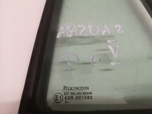 MAZDA 2 II 02-07 ОКНО ДВЕРИ СПРАВА СПРАВА