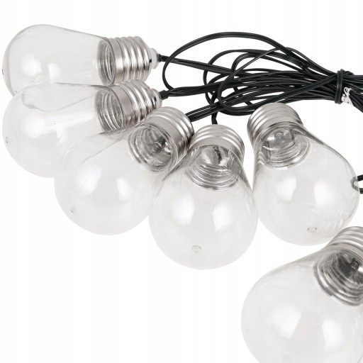 SOLAR GARLAND садовые светильники для сада 10x светодиодная цепочка LED BULB