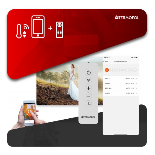 Инфракрасный ОБОГРЕВАТЕЛЬ image 700Вт 120х60см WiFi