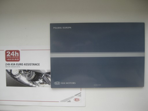 KIA książka serwisowa PL 2010/2011 rok oryginalna
