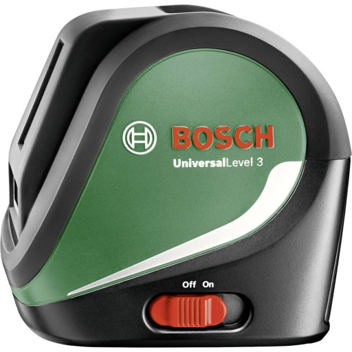 ЛАЗЕР КРАСНОГО КРЕСТА 3 ЛИНИИ 10 м УГОЛ 120° BOSCH UNIVERSALLEVEL 3