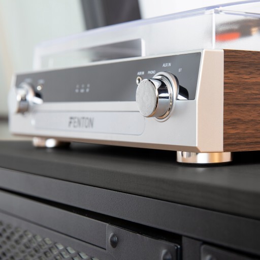 Проигрыватель с динамиками BT, преобразование USB + VINYL