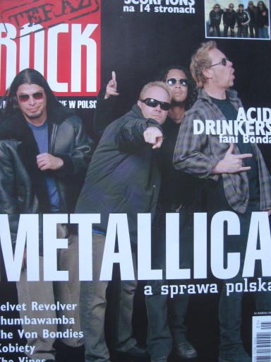 NOW ROCK Acid Drinkers, SCORPIONS, METALLICA, Yes - 5/2004