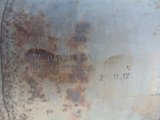КАТАЛИТИЧЕСКИЙ ФИЛЬТР DPF VW CADDY 4 IV 15r- 2.0TDI EU