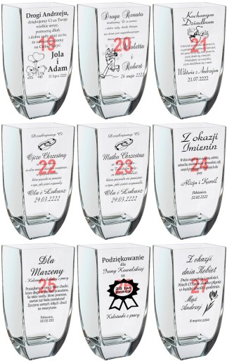 PREZENT 1-99 LAT URODZINY ROCZNICA ŚLUBU WAZON SS