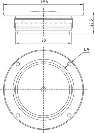 Dayton Audio DC25T-8 1-дюймовый титановый динамик