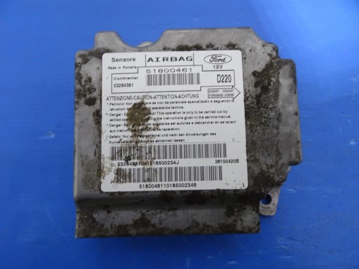 FORD KA MK2 МОДУЛЬ ДАТЧИКА ПОДУШКИ БЕЗОПАСНОСТИ 51800461