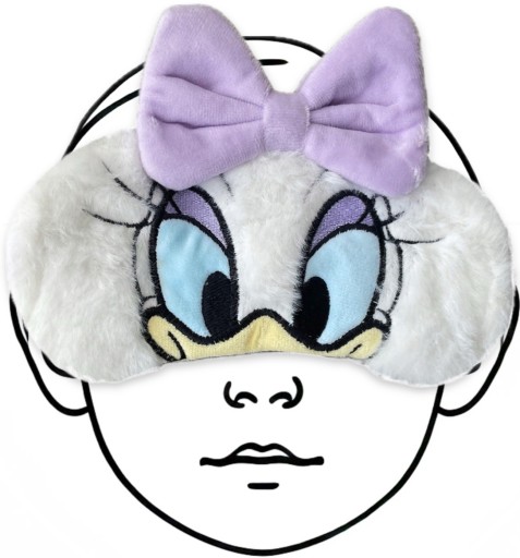 OPASKA NA OCZY MASKA DO SPANIA SNU RELAKSU KACZKA DAISY DISNEY PLUSZOWA
