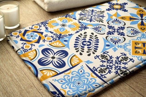 Dywaniki Mata do Łazienki Kuchni Azulejo
