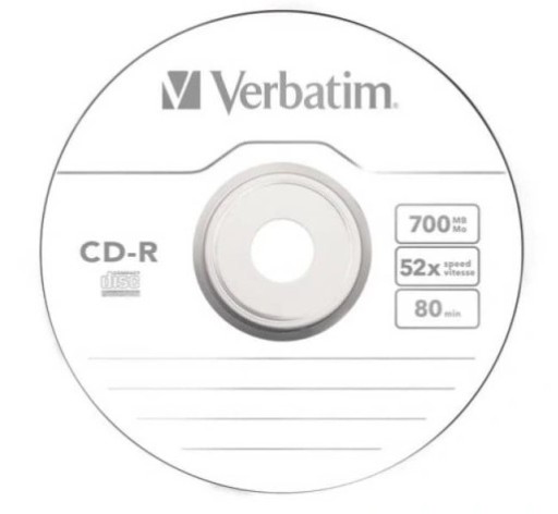 CDR Verbatim 700 МБ x52 ТОРТ *25