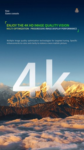 Игровая консоль 4K HD 128G с открытыми ретро-играми