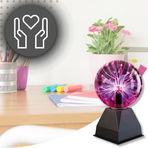 Детская настольная лампа Magic Desk Plasma Ball, большая В ПОДАРОК