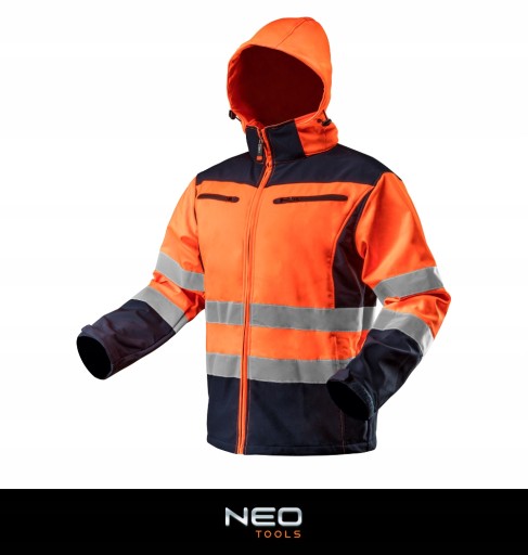 РАБОЧАЯ КУРТКА С КАПЮШОНОМ, светоотражающая NEO 81-701 XXXL